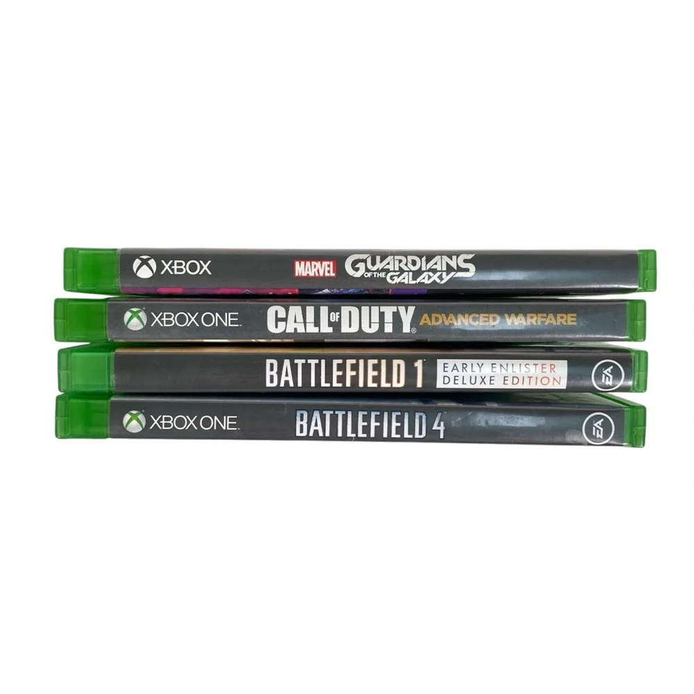 Xbox One Shooter Games Lot‎ of 4 Tested Marvel COD Battlefield Microsoft